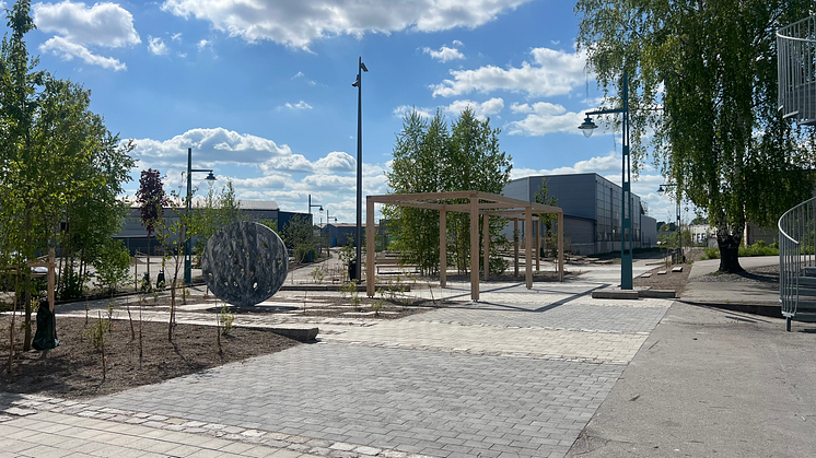 Bild över norra parken. Foto: Örebro kommun
