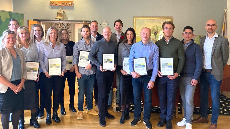 Representanter för de nio företagen samt ordförande och vice ordförande i vatten - och miljönämnden i Kalmar kommun.