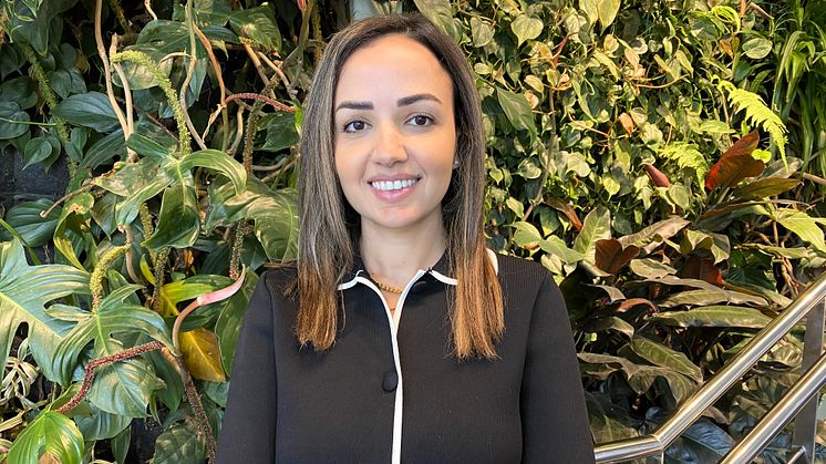 Lina Gharaibeh har utvecklat ett verktyg som visar när det är lönsamt att använda BIM-metoden för stora byggprojekt. Foto Högskolan Väst.