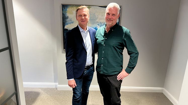 Mikael Vestlund, vd Granitor Electro och Etcons ägare Mattias Skoog