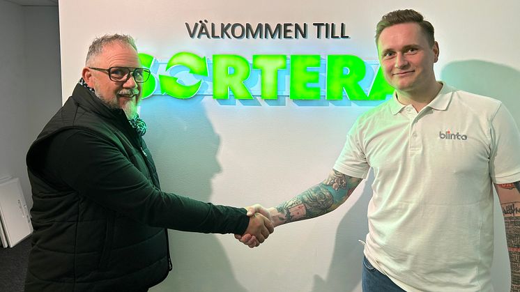 Blinto och Sortera Recycling vill kunna erbjuda fler företag ett smidigt sätt att dra nytta av återbruk i framtiden.