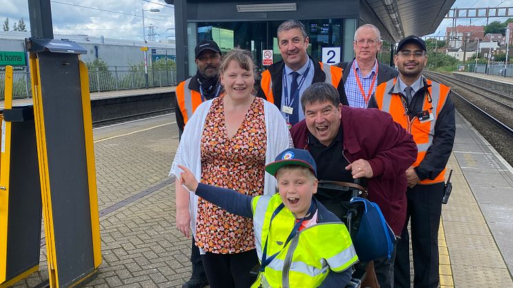 Thameslink makes dream come true for train-mad Alfie