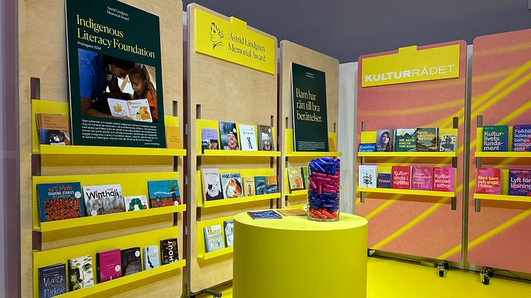 Tegel & Hatt designar flexibelt och hållbart monterkoncept för Kulturrådet.