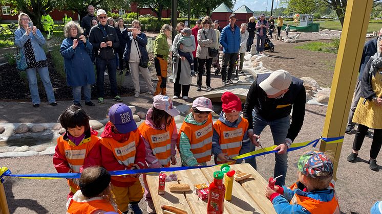 Lyckad invigning av upprustade Wennbergsparken
