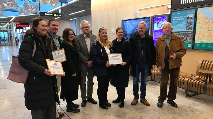 Strängnäs Station har av Resenärerna utsetts till Årets station 2023
