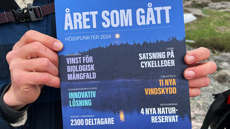 "Året som gått" ute på tur i Tjurpannans naturreservat.