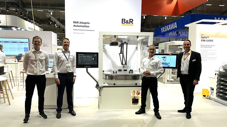 B&R Industrial Automation levererade en god stämning i ABB:s monter. 