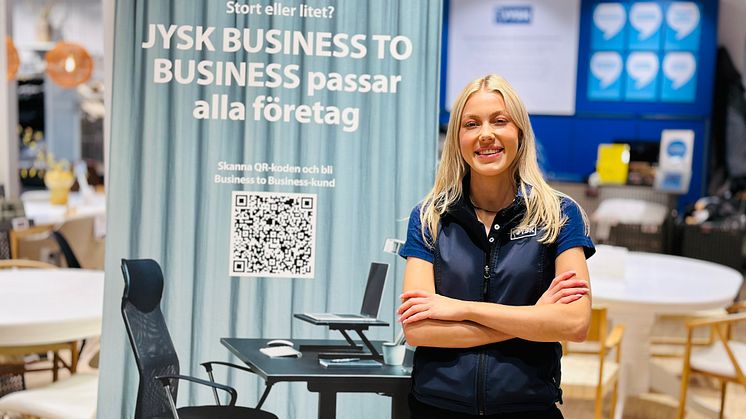 Framgång för JYSK - över 21 000 nyregistrerade företagskunder
