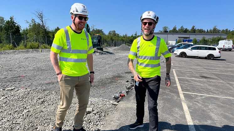 Kim Börjesson (VD) och Mikael Svantesson (Projektledare Entreprenad/ROT)