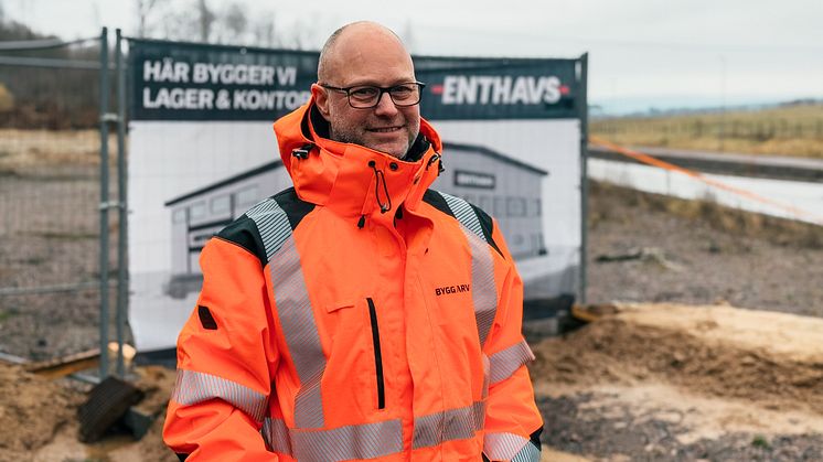 Krister Johansson är platschef på plats