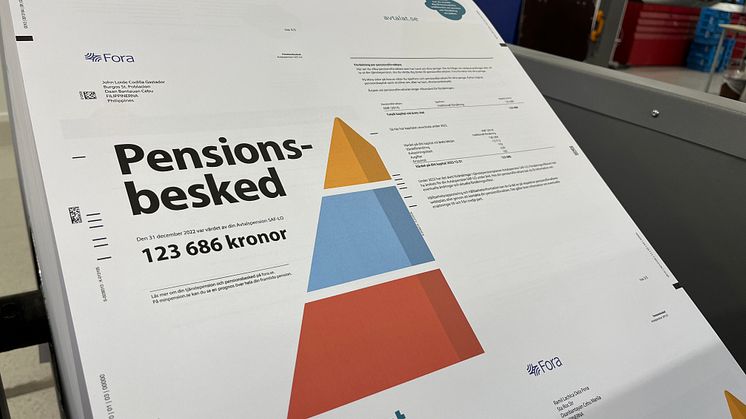 Årsbesked om tjänstepension Avtalspension SAF-LO