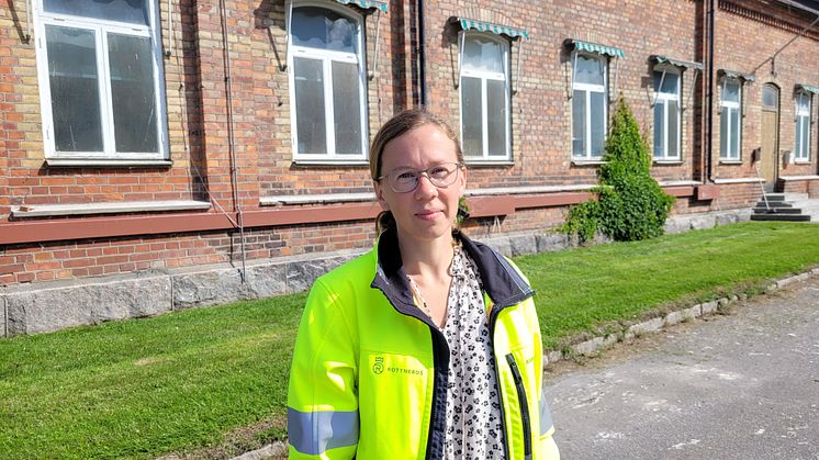 – Vi såg höga elpriser och ville minska beroendet av köpt energi, säger Anna Boss, energispecialist hos Rottneros.