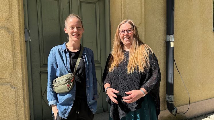 Anna Sundstedt, projektledare, och Lena Palmborn, enhetschef inom LSS/socialpsykiatri i Säters kommun.