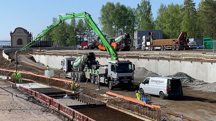 Flödesfrämjande åtgärder vid Korsnäsdammen i Falu kommun.