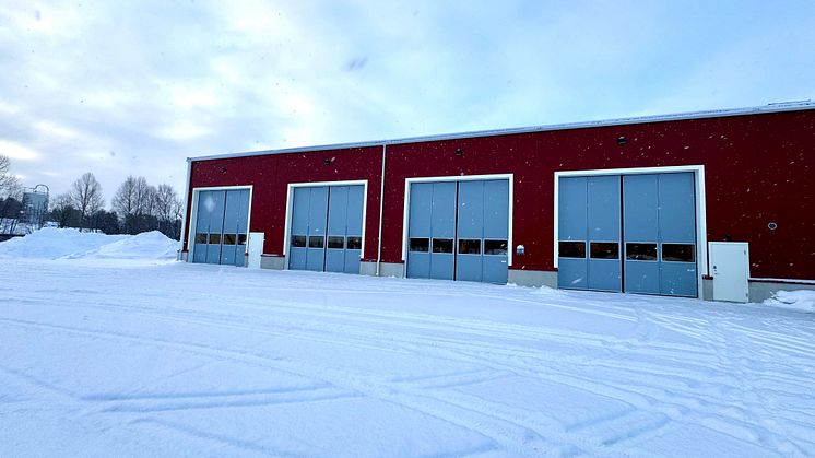 Under måndagen invigdes den efterlängtade maskinhallen vid Grans Naturbruksgymnasium
