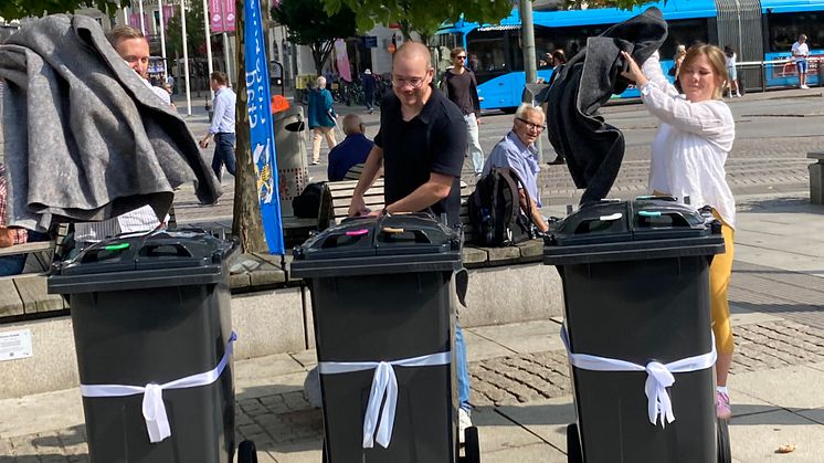 Här är de nya avfallskärlen för hemsortering hos villor i Göteborg 