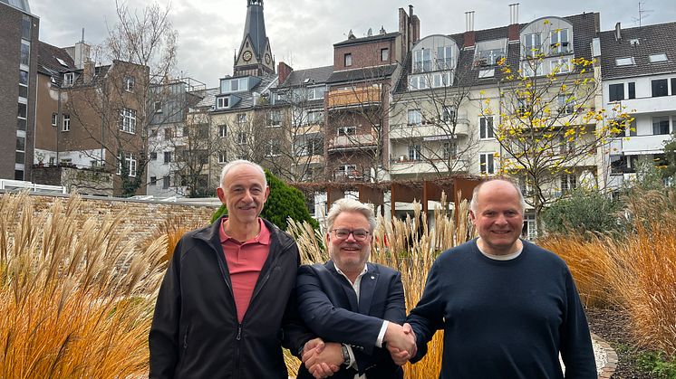 Jürgen Lutz, Managing Director JOIN(+); Felix Binsack, Managing Director TIMETOACT GROUP; Erich Anhut, Managing Director JOIN(+) (f.l.t.r.). Credits: TIMETOACT 