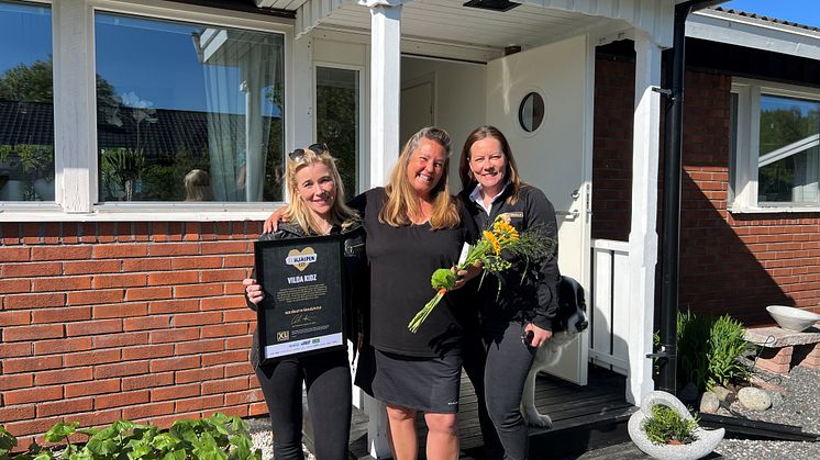 Från vänster, Lina Andersson XL-BYGG Stenvalls Arvidsjaur, Anna Karlsson, VildaKidz och Linda Hultsten, XL-BYGG Stenvalls. 