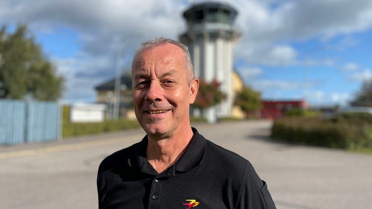 Ola Keil, teknisk chef på Norrköping Airport.