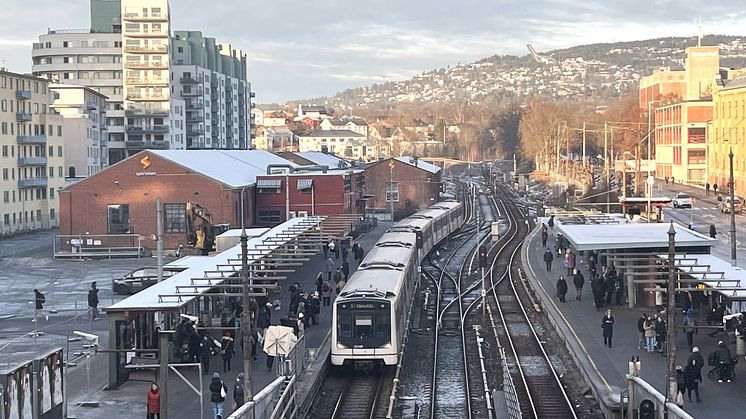 Sporveien har tildelt kontrakt for hovedarbeidene på Majorstuen stasjon