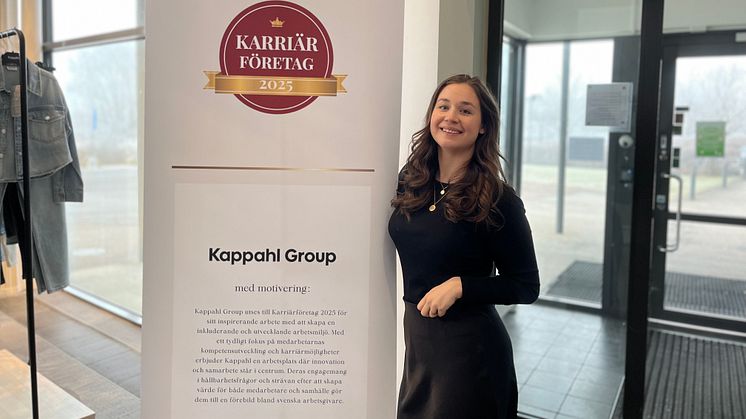 Kappahl Group prisas för sitt arbete med att skapa en inkluderande och utvecklande arbetsmiljö