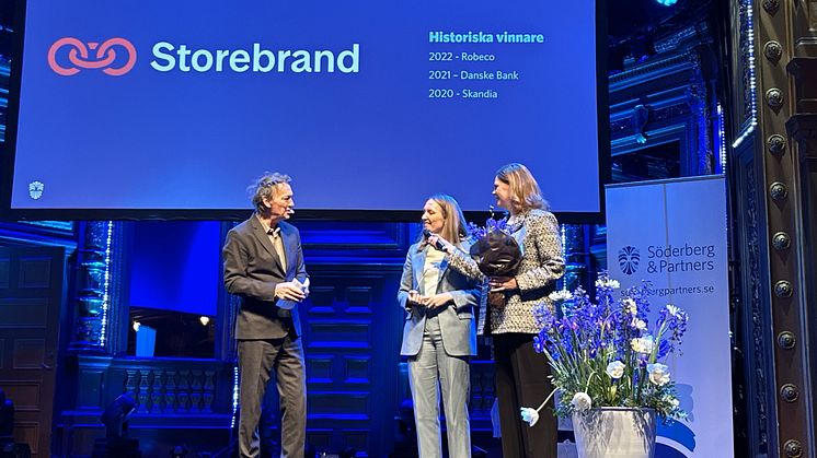 Storebrand är Årets Hållbara aktör enligt Söderberg & Partners