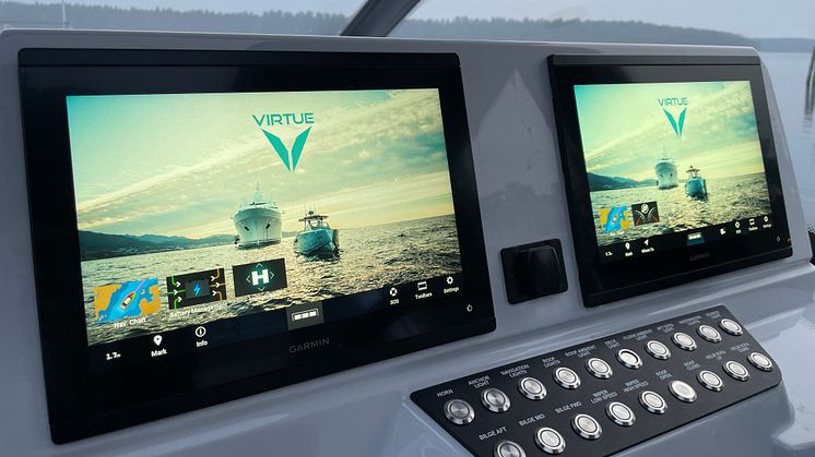 Garmins marinelektronik blir standard på Virtue Yachts