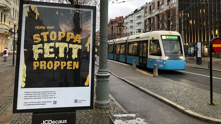 Göteborgarna har blivit mycket bättre på att inte hälla fett i avloppet. Rinnande fett stelnar och bildar proppar. Foto Louise Otterdahl