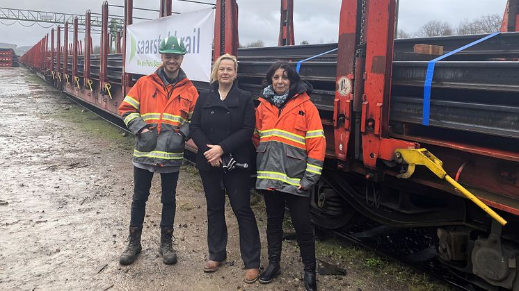 DB Cargo Full Load Solutions är ansvariga för logistikprocessen när 19 000 ton räls ska transporteras till Ukraina. Detta är en del av projektet att återuppbygga landets infrastruktur.