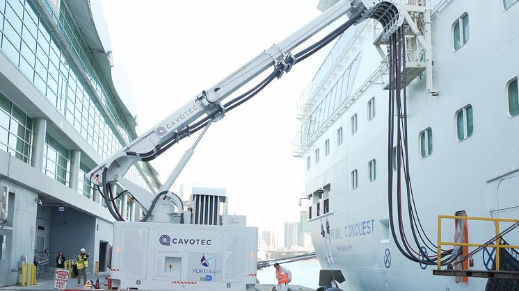 Cavotec signs EUR 1.55 million shore power order for Port of Antwerp-Bruges cruise terminal