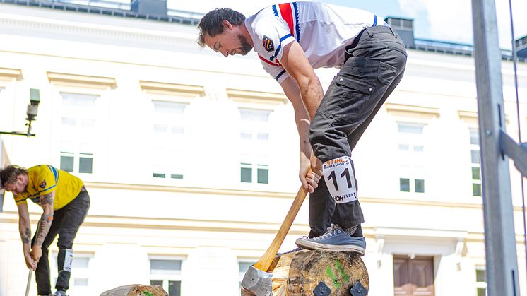 Cityfestivalen i Västerås var 26.–27. juni vertskap for den andre delkonkurransen av den nordiske cupen i TIMBERSPORTS®.