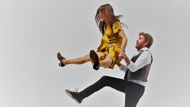 LinaMaria Bengtsson & Jerry Segerberg i ett Lindy Hop skutt
