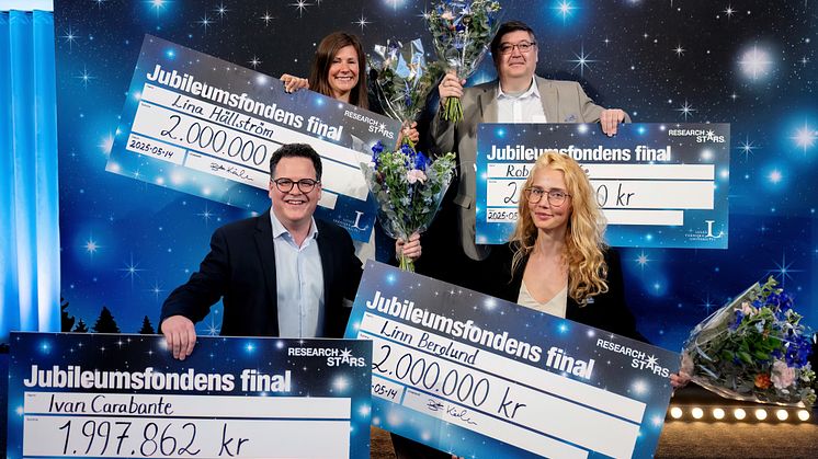 Lina Hällström, Roberts Joffe, Ivan Carabante och Linn Berglund.