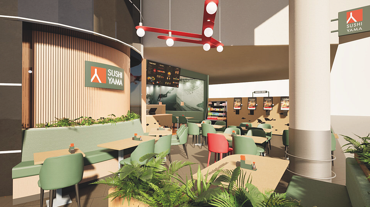 Sushi Yama öppnar på Arlanda hösten 2025, ny restaurang på Sky City