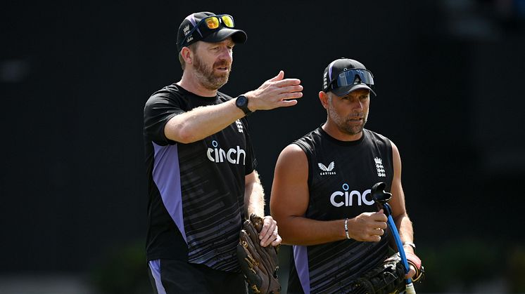 Coaches Richard Dawson (left) and Carl Hopkinson (right). Getty