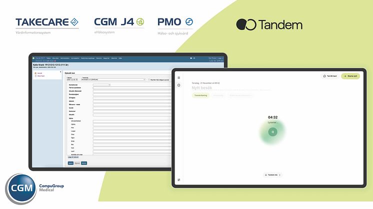CGMs journalsystem med Tandem