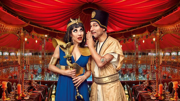 Das diesjährige Motto "Cleopatra und ihre Männer" der extravaganten Dinnershow GANS GANZ ANDERS - Foto: Tom Schulze-Klessens