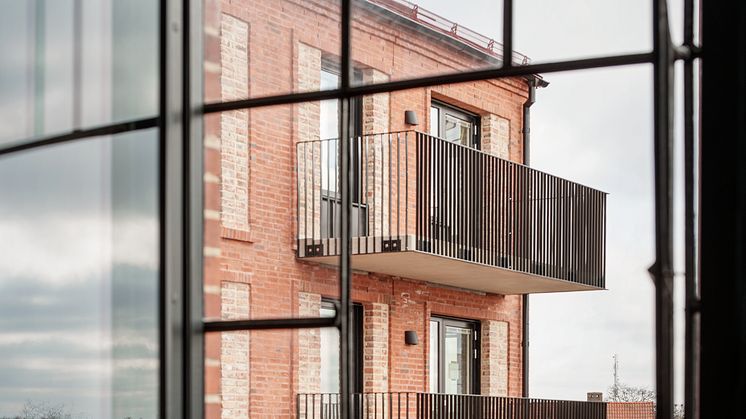 Sveriges Allmännytta utser Spritfabriken till Årets bästa renovering. Foto: Felix Gerlach