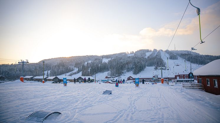 Den nya liften går från botten till toppen av Björnbuseland.