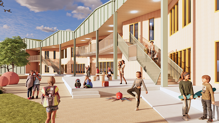 Visionsskiss grundskola Adolfsfält