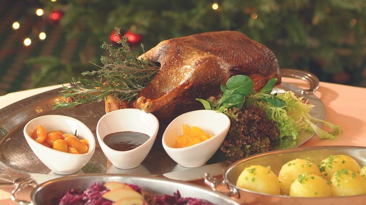 Die „Gans außer Haus“ gibt es auch dieses Jahr wieder an allen deutschen Standorten der Maritim Hotels vom Martinstag bis zum zweiten Weihnachtsfeiertag. 