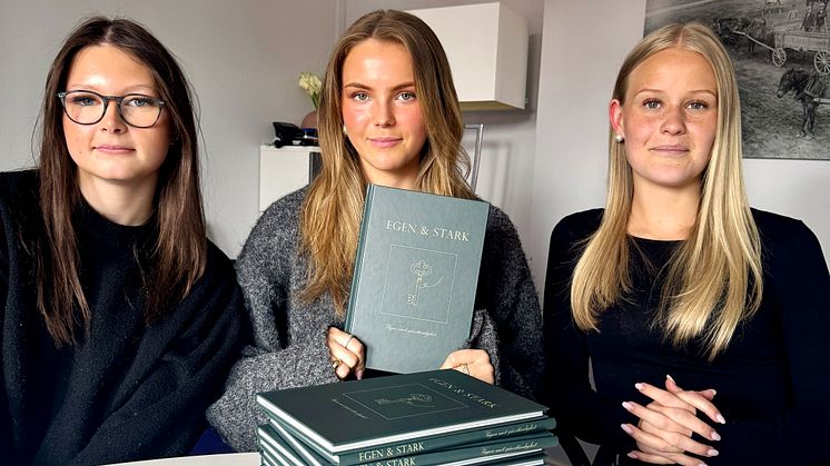 Tjejerna i UF-företaget Egen & Stark
