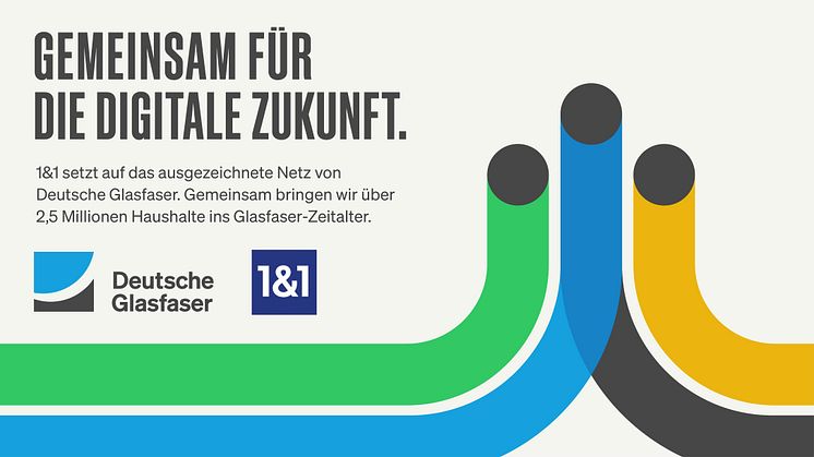Größere Glasfaser-Anbietervielfalt für Deutschland:1&1 und Deutsche Glasfaser schließen langfristige Kooperationsvereinbarung