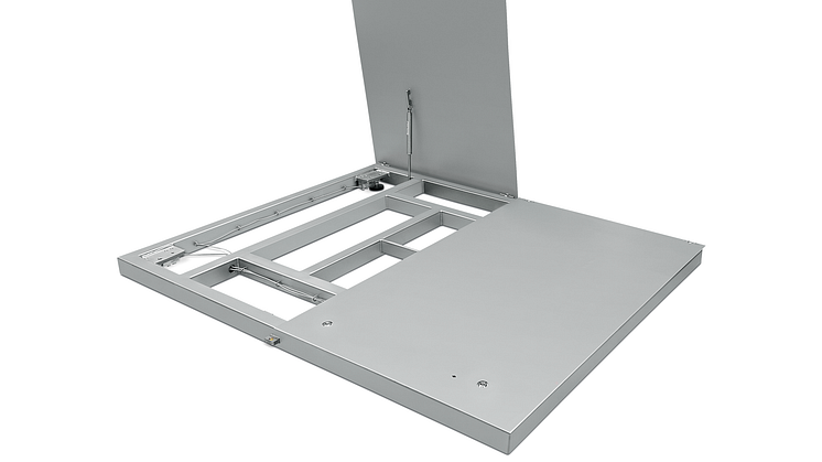 The MiNexx® 3000 floor scale has a hinged load plate, making it particularly easy to clean the interior.