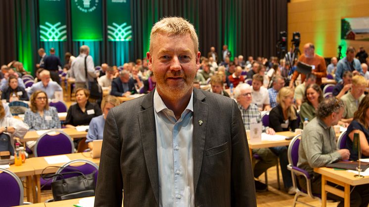 Bjørn Gimming går på sin fjerde periode som bondelagsleder. 