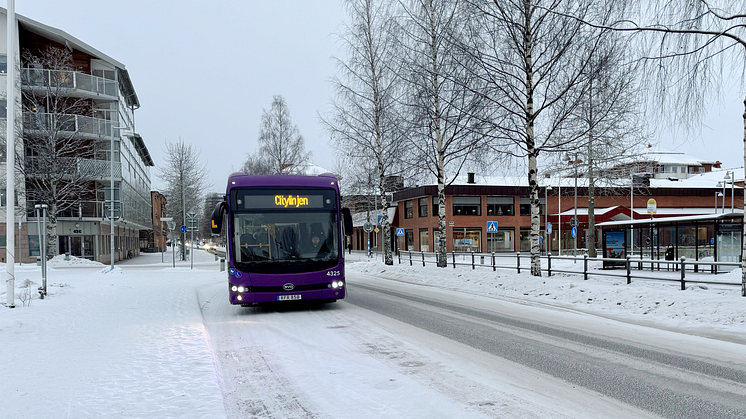 Införandet av biljettavgift på Citylinjen planeras till 1 mars. Foto: Piteå kommun