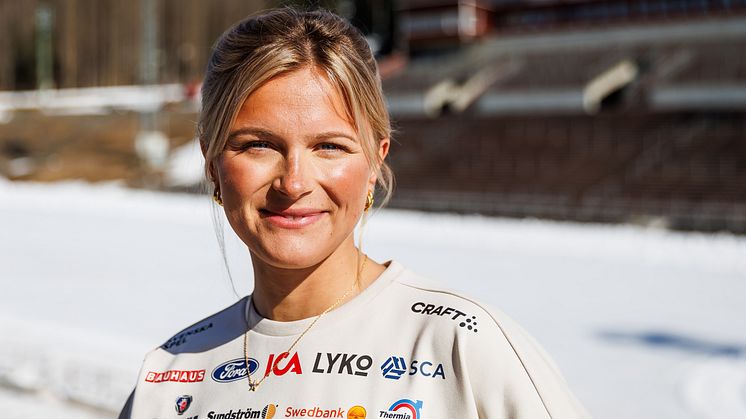 Frida Karlsson pausar träning på snö. Fokus på rehab och cykel på Teneriffa. Foto: Bildbyrån