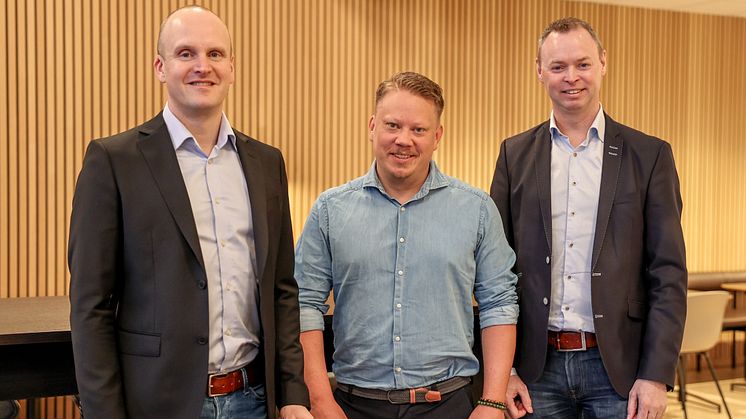 Sett från vänster: Markus Holmberg, Fredrik Westerberg och Tore Johnsson.