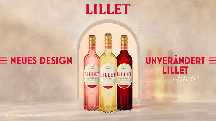 Lillet im neuen Look.