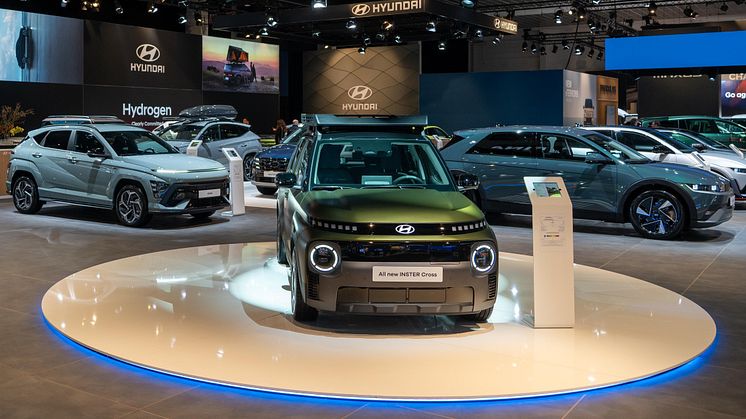 Hyundai INSTER Cross og konceptbilen INITIUM præsenteres på Bruxelles Motor Show
